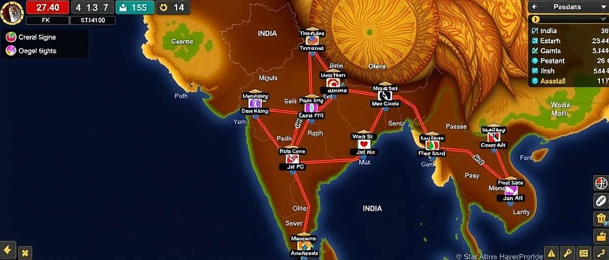 Geographic Distribution of Anise Star Conqueror Players in India Anise Star Conqueror Player Distribution Map across India