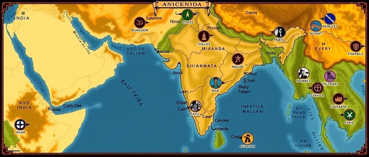 Vast Kingdom Map of Anise Star Conqueror Anise Star Conqueror Kingdom Map showing various regions of ancient India